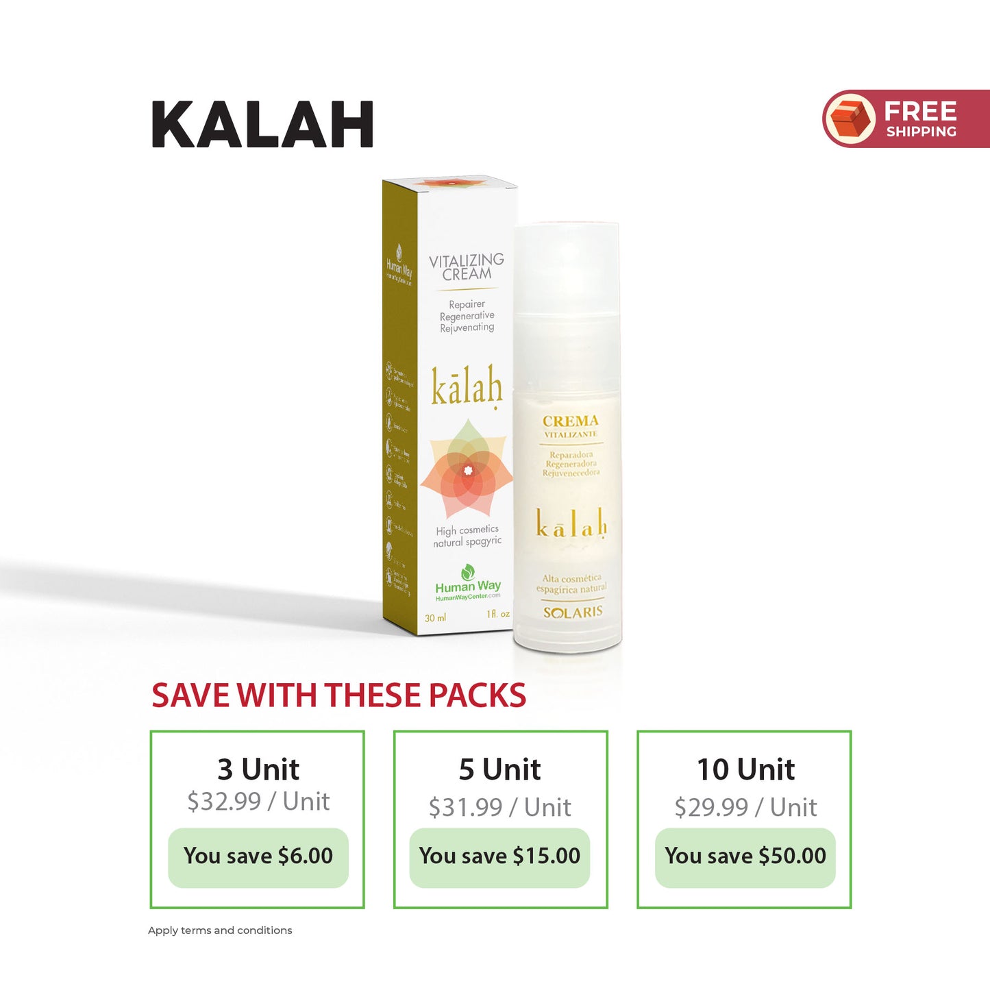 Crema vitalizante kalah 
