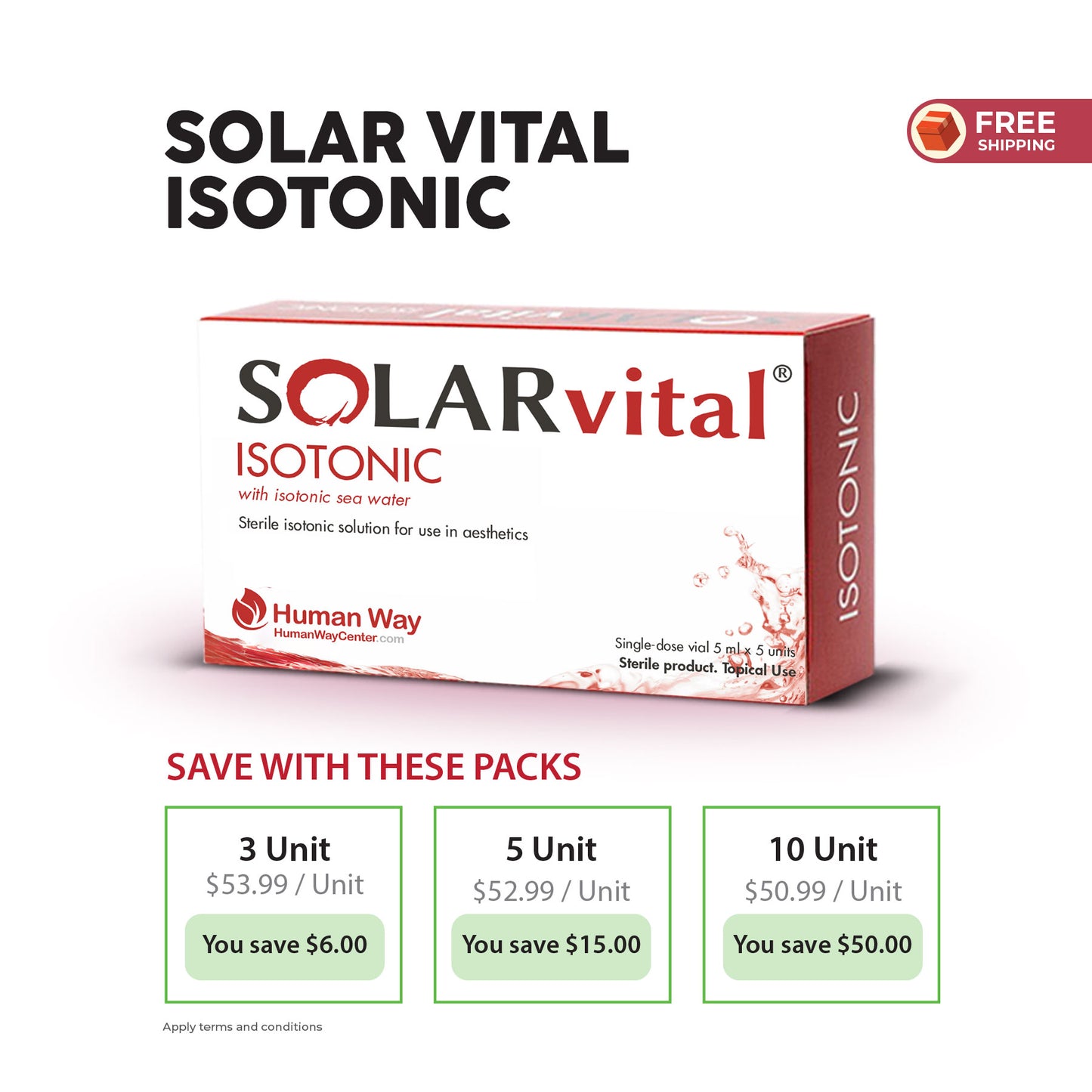 Solar vital isotonic